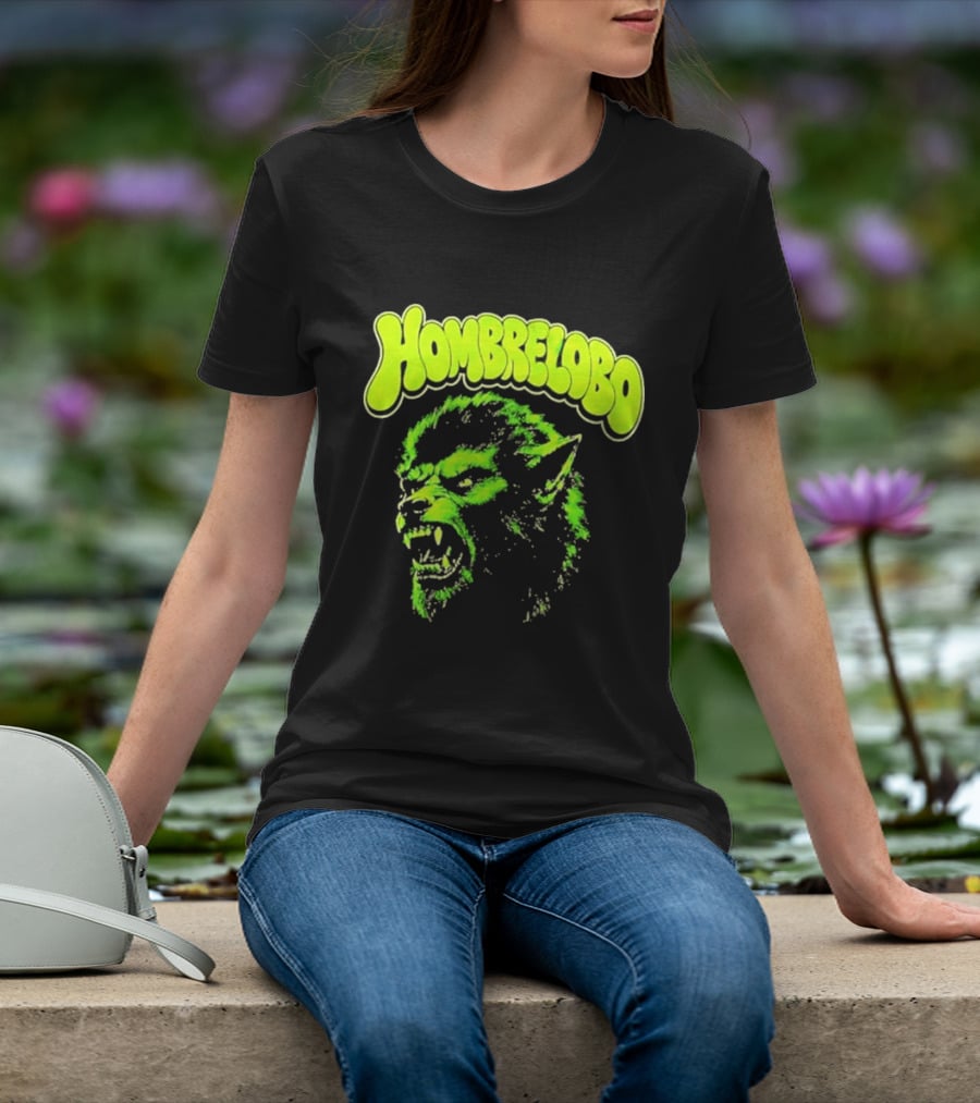 Hombrelobo Werewolf Neon Green Horror T-Shirt