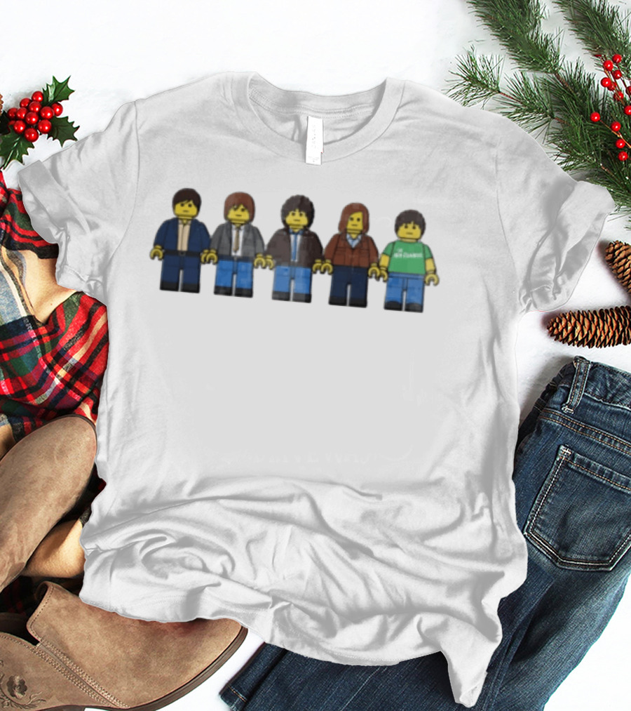 Lego Minifigures Band Featuring Five Iconic Characters T-Shirt