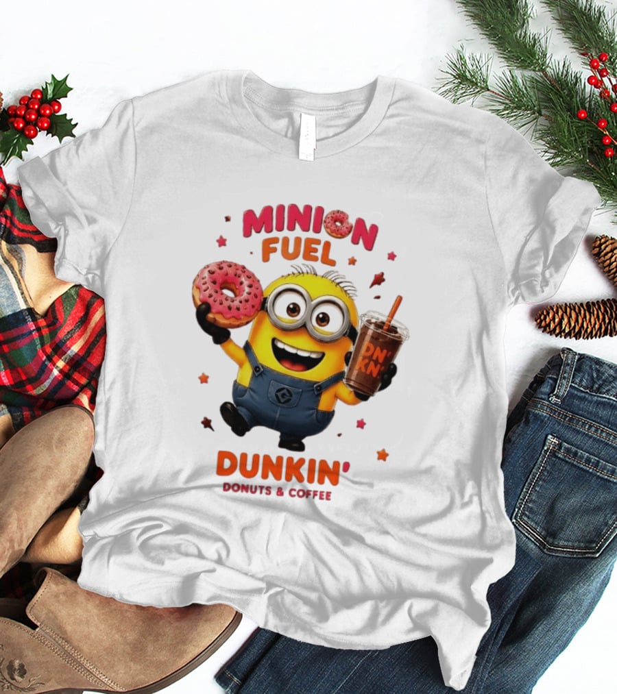Minion Fuel Dunkin' Donuts Coffee Minions Donut Drink T-Shirt