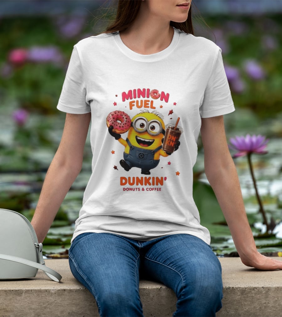 Minion Fuel Dunkin' Donuts Coffee Minions Donut Drink T-Shirt