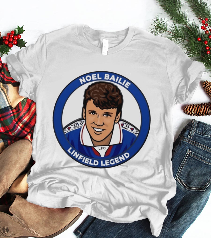 Noel Bailie Linfield Legend LFC Irish Football T-Shirt
