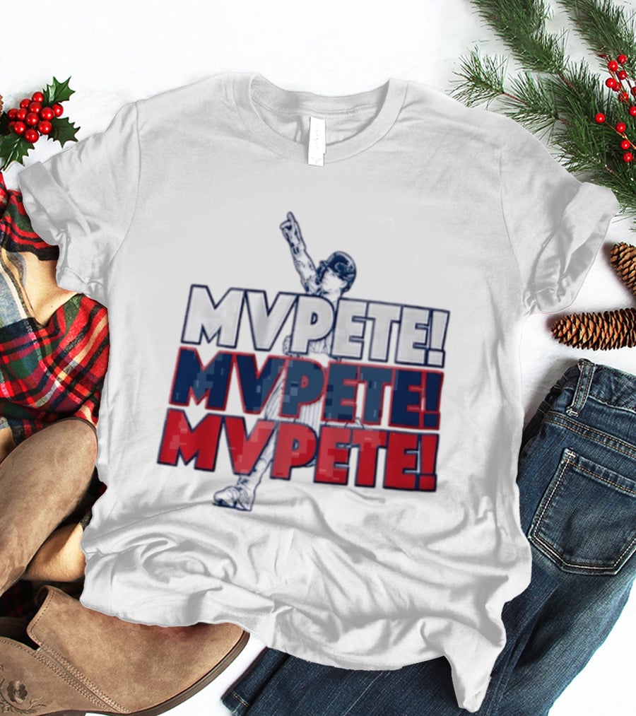Pete Alonso New York Mets MLB Mvpete The Players Baseball T-Shirt