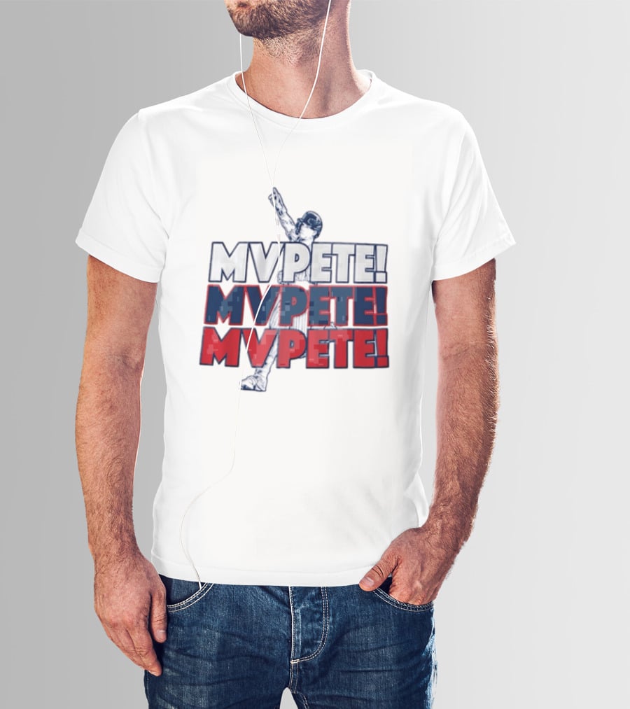 Pete Alonso New York Mets MLB Mvpete The Players Baseball T-Shirt