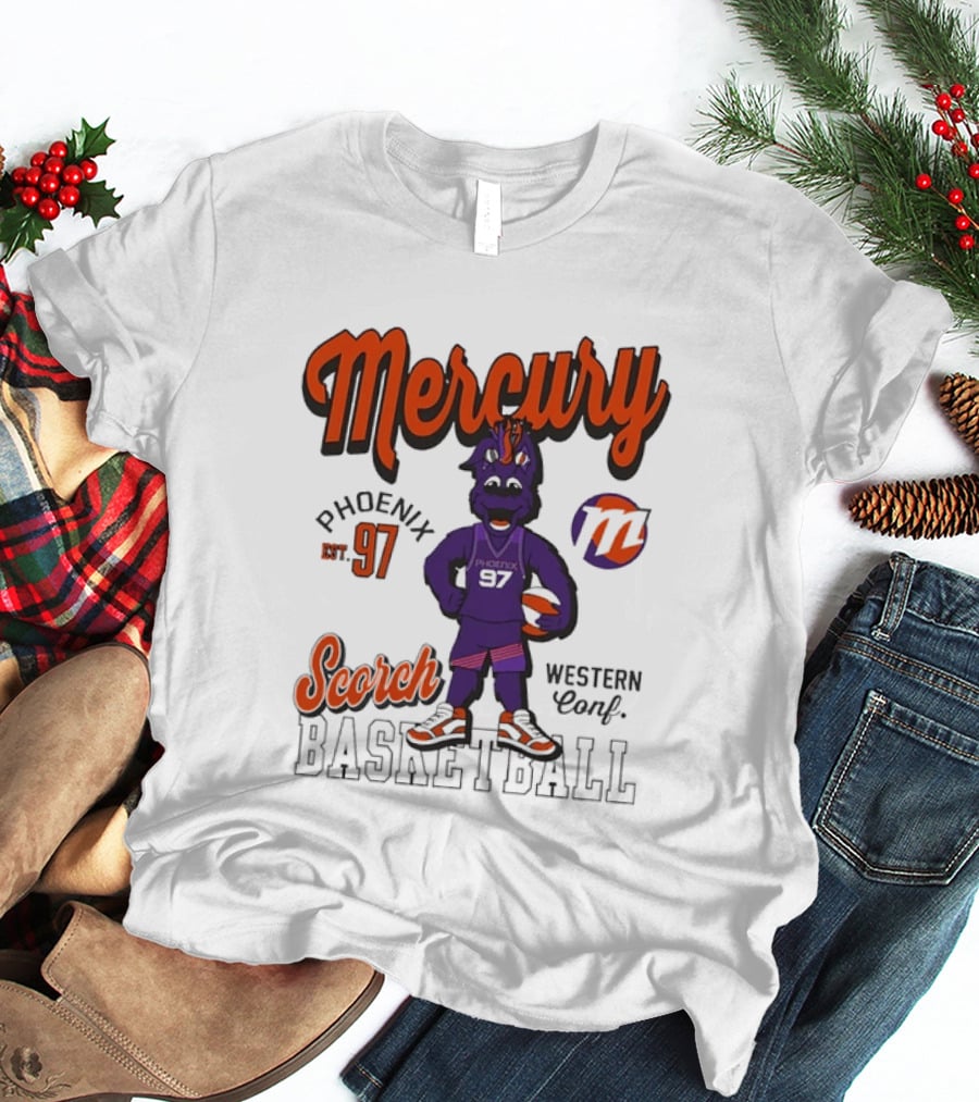 Mercury Phoenix 97 Scorch Western Conf Basketball T-Shirt