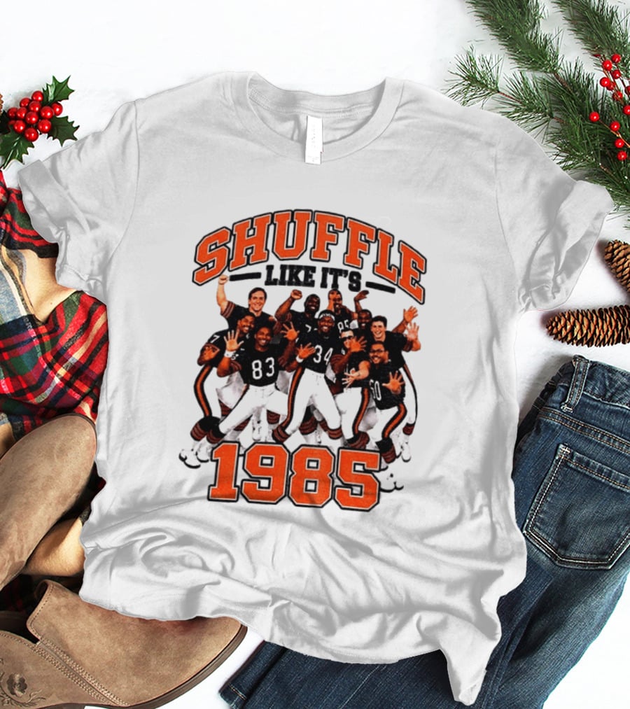 Shuffle Like It's 1985 Chicago Bears Shufflin' Crew 34 T-Shirt