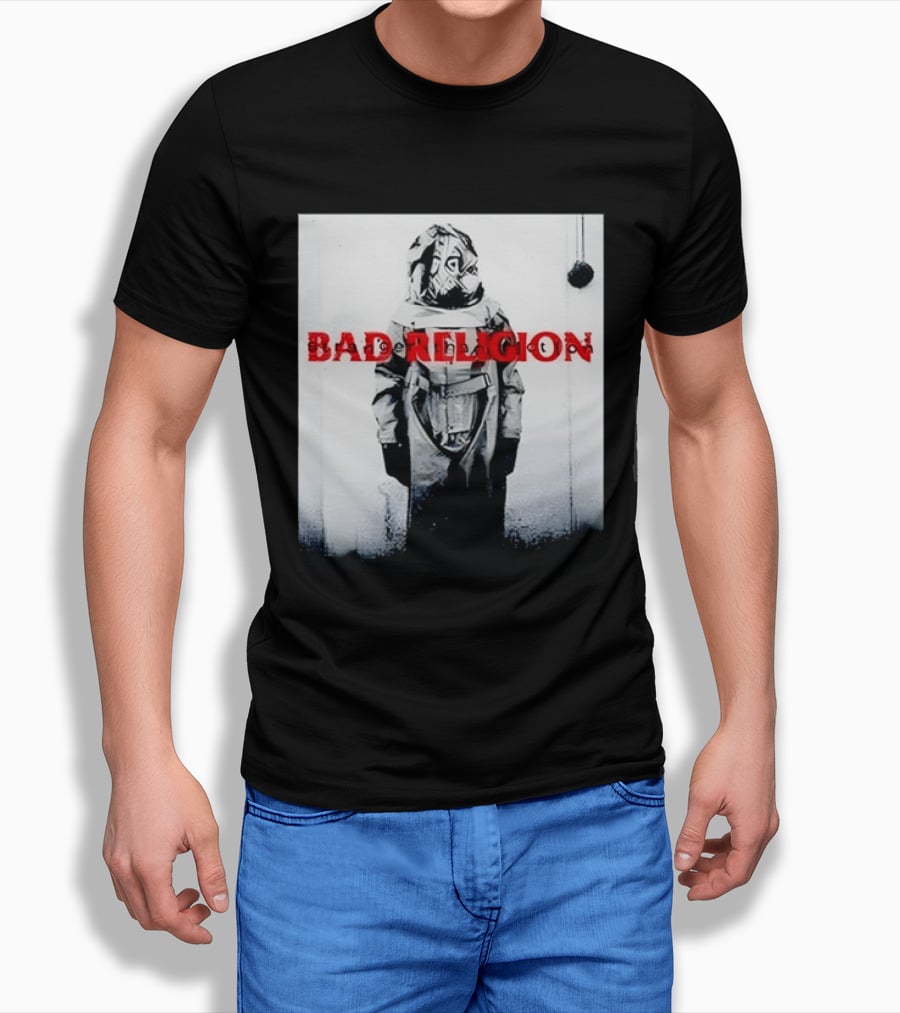 Bad Religion Stranger Than Fiction Punk Rock Hazmat Suit T-Shirt