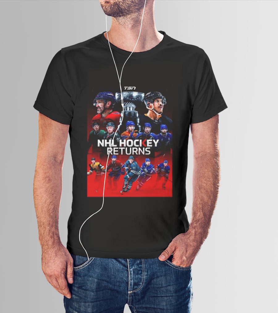 TSN NHL Hockey Returns 2026 2027 Featuring Star Players And Stanley Cup T-Shirt