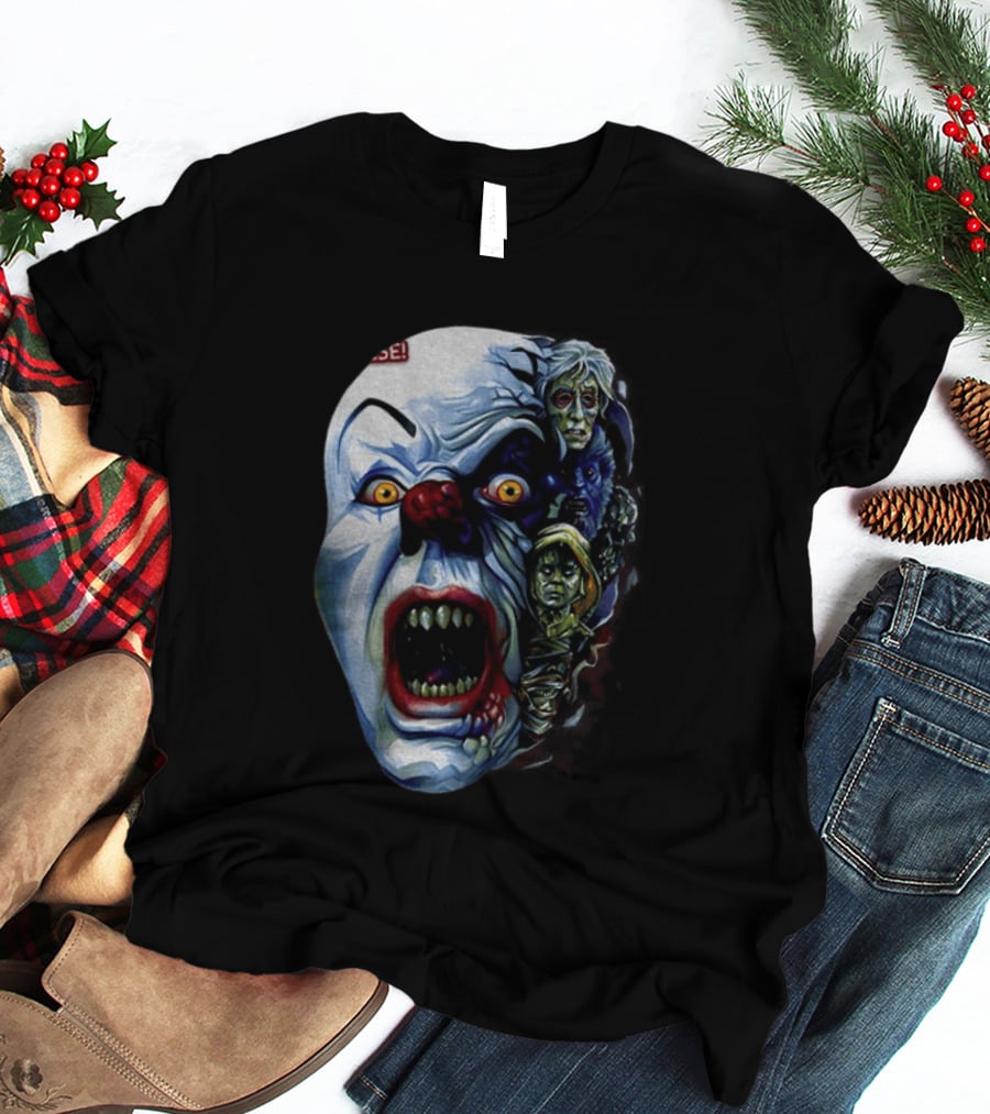 Pennywise The Dancing Clown Stephen King's IT Horror Nightmare Faces T-Shirt