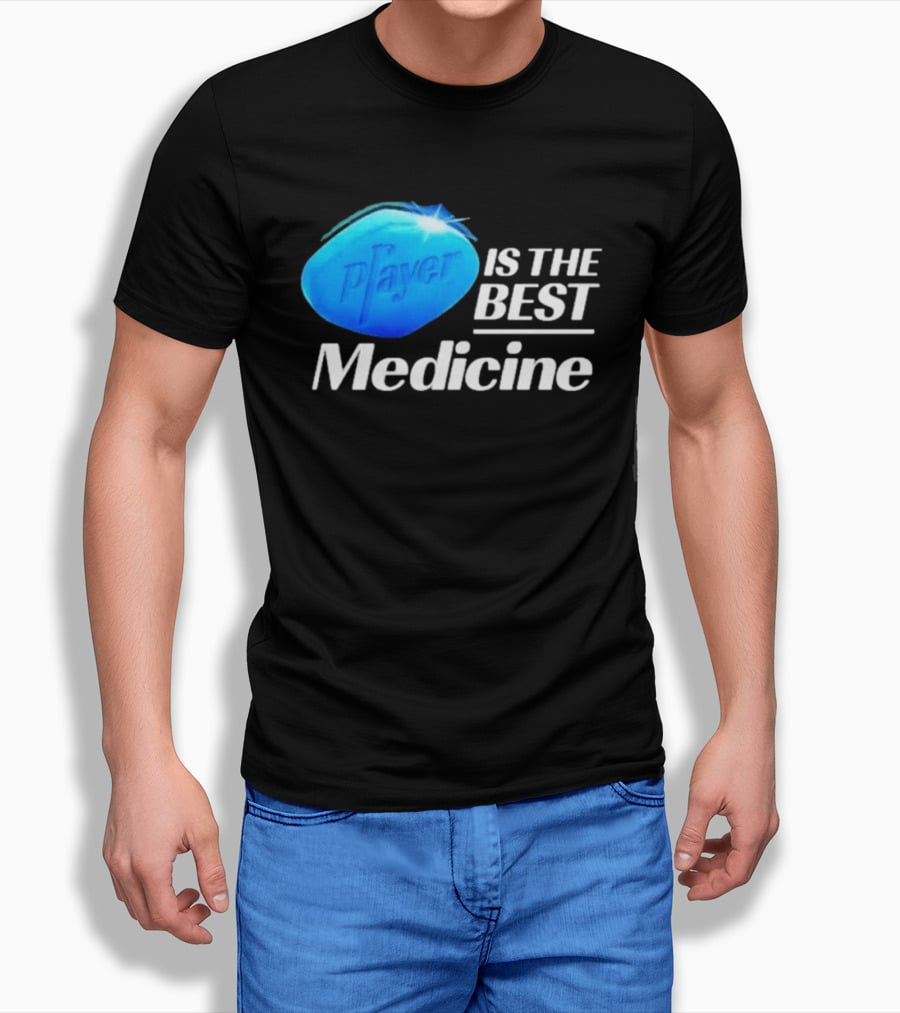Player Is The Best Medicine Blue Pill Playful Variation T-Shirt