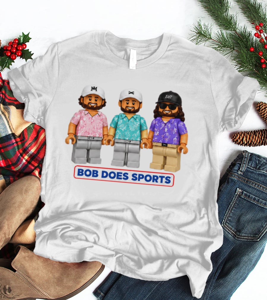 Bob Does Sports Fun Lego Figures With Hats And Sunglasses T-Shirt