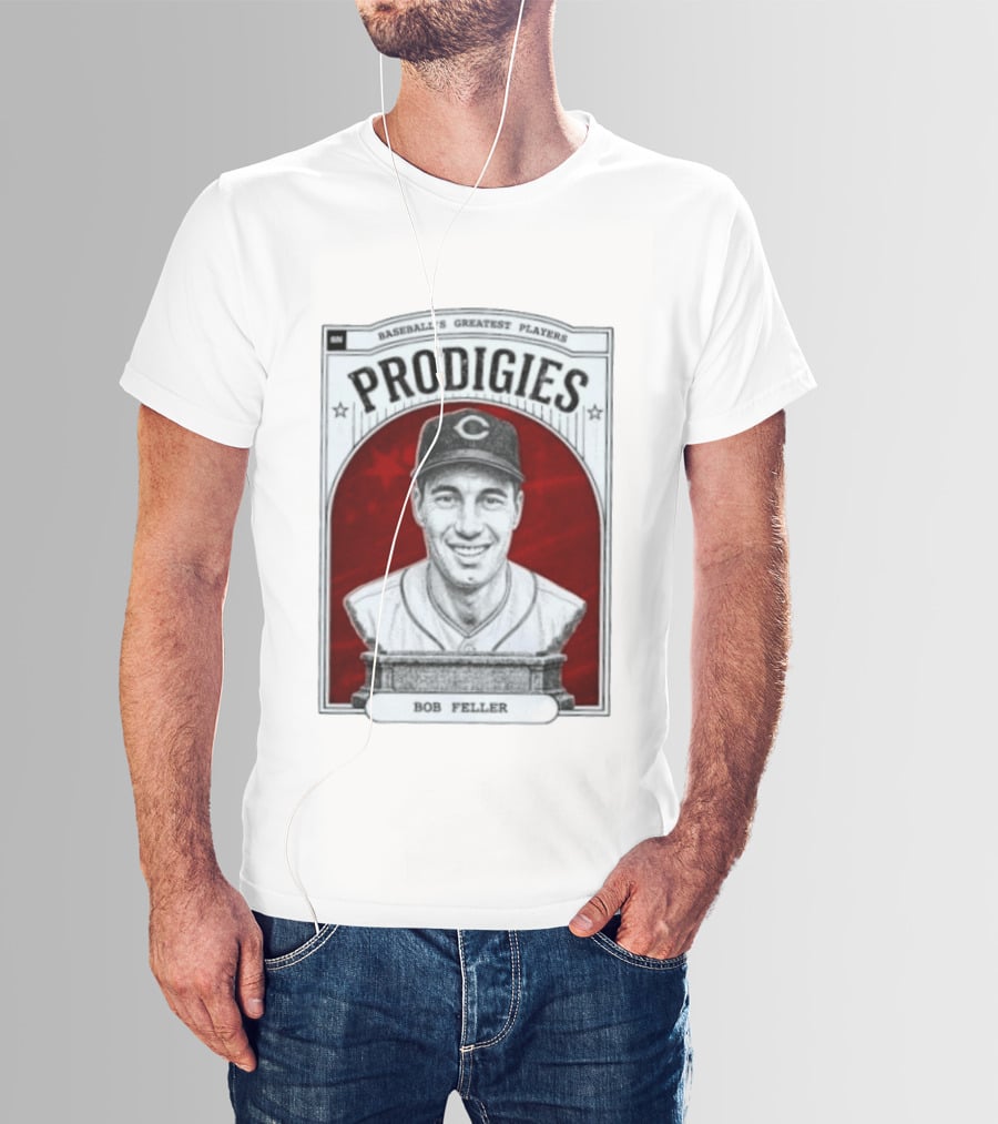 Baseball's Greatest Players Prodigies Bob Feller T-Shirt