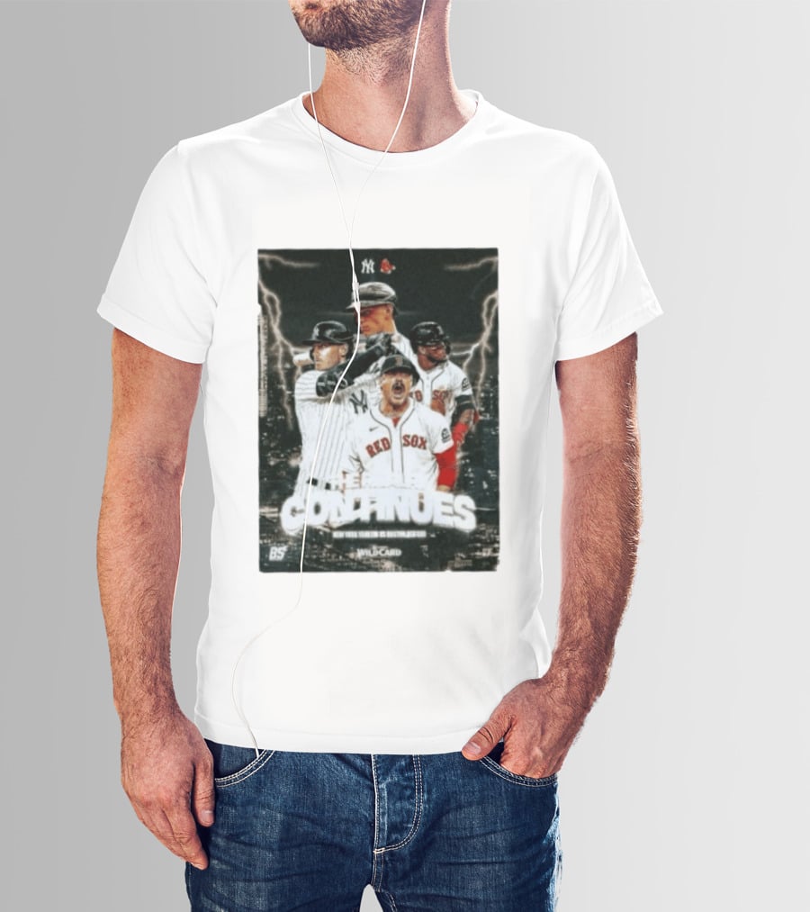 Boston Red Sox Vs New York Yankees 2026 Wildcard Rivalry Continues T-Shirt