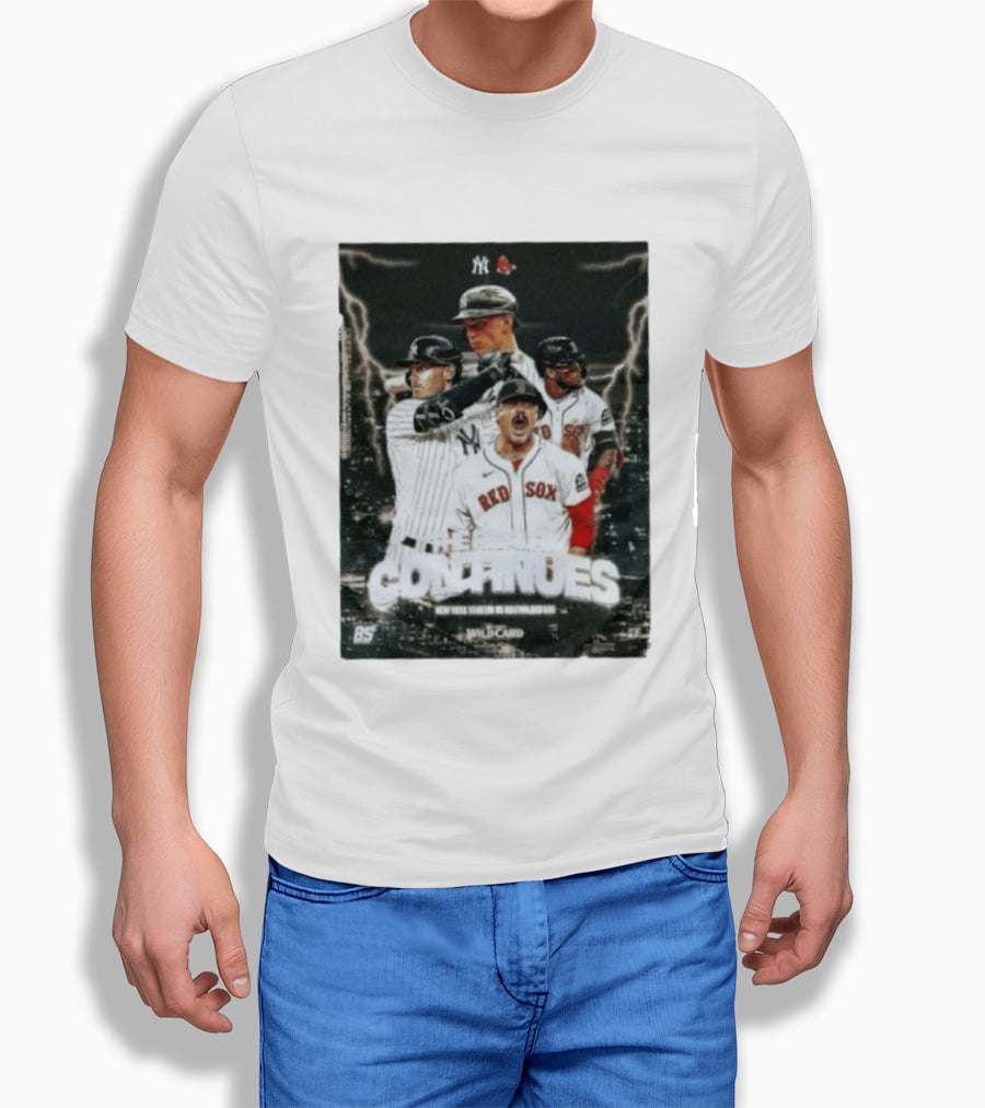 Boston Red Sox Vs New York Yankees 2026 Wildcard Rivalry Continues T-Shirt