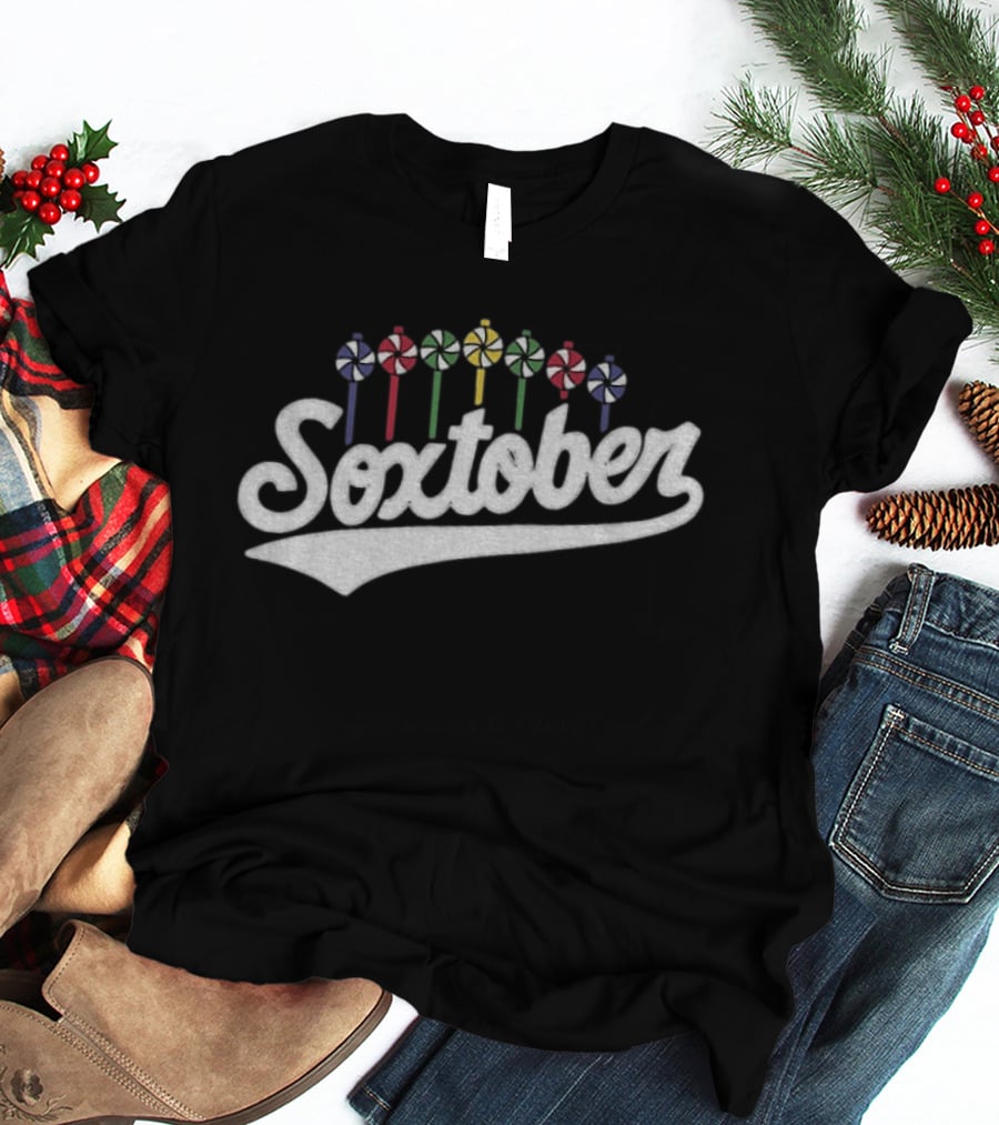 Soxtober Chicago White Sox MLB Postseason Pinwheel Windmill T-Shirt