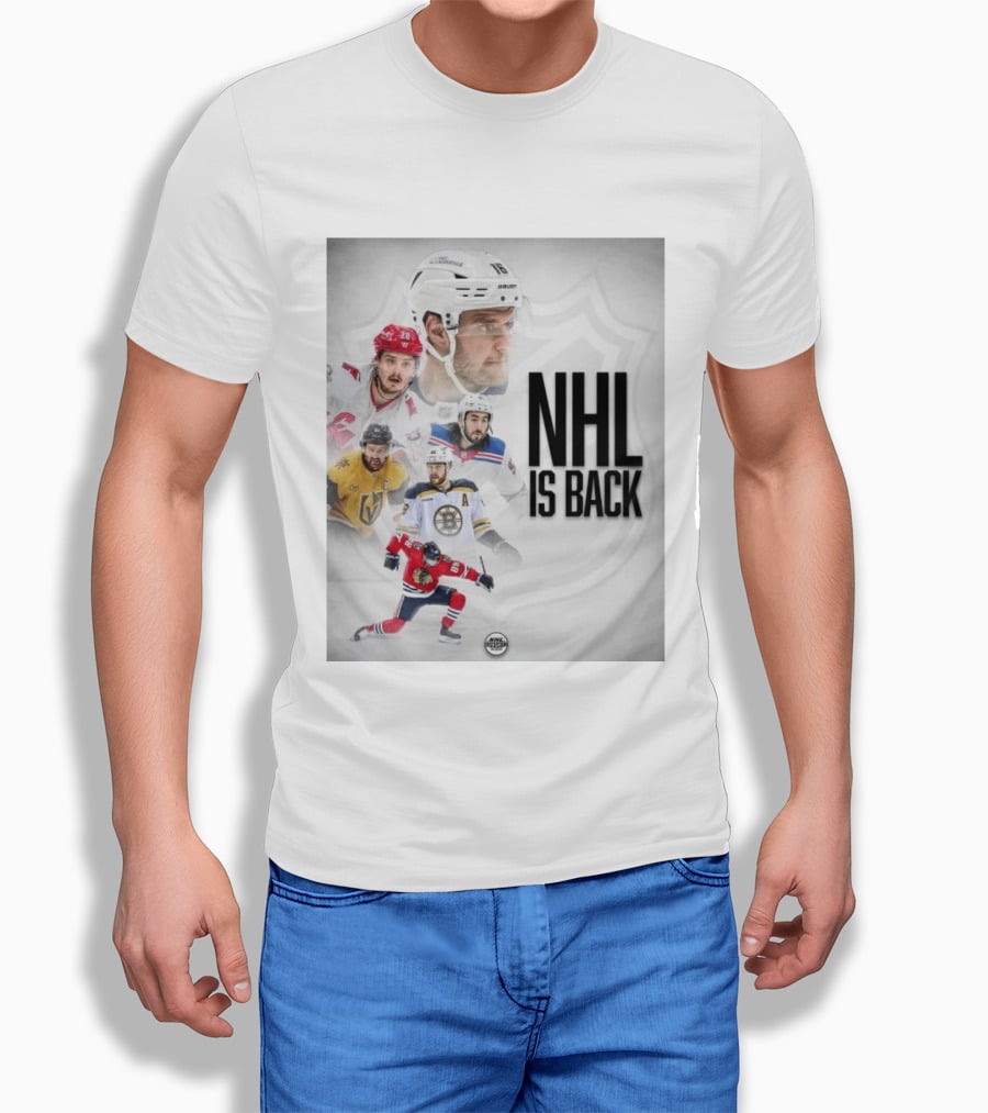NHL 2026 2027 Is Back Featuring Iconic Players And Teams Like Boston Vegas Florida Carolina T-Shirt