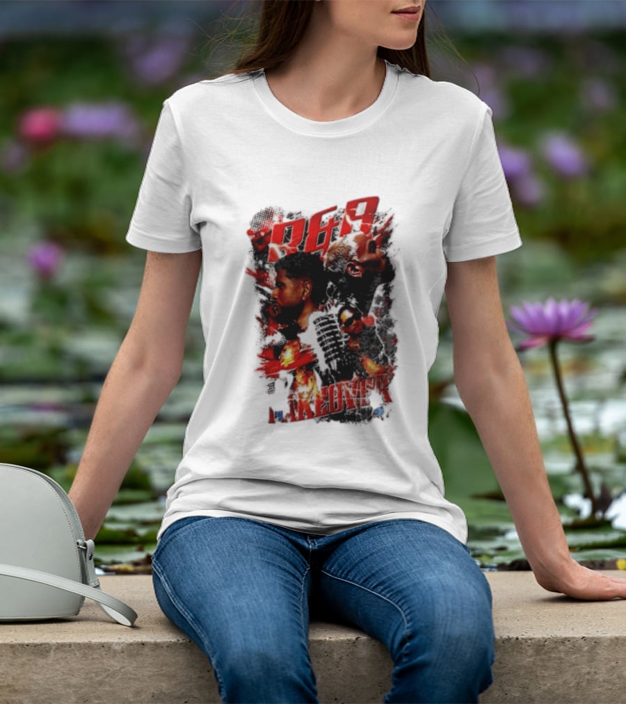 Usher Chris Brown R&B Takeover Singing Lightning Collage T-Shirt