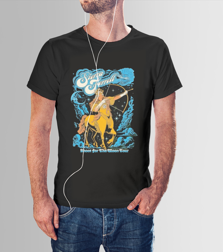 Sierra Ferrell Shoot For The Moon Tour Centaur Archer Cosmic T-Shirt