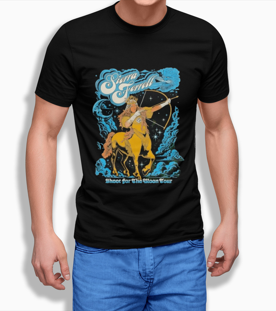 Sierra Ferrell Shoot For The Moon Tour Centaur Archer Cosmic T-Shirt