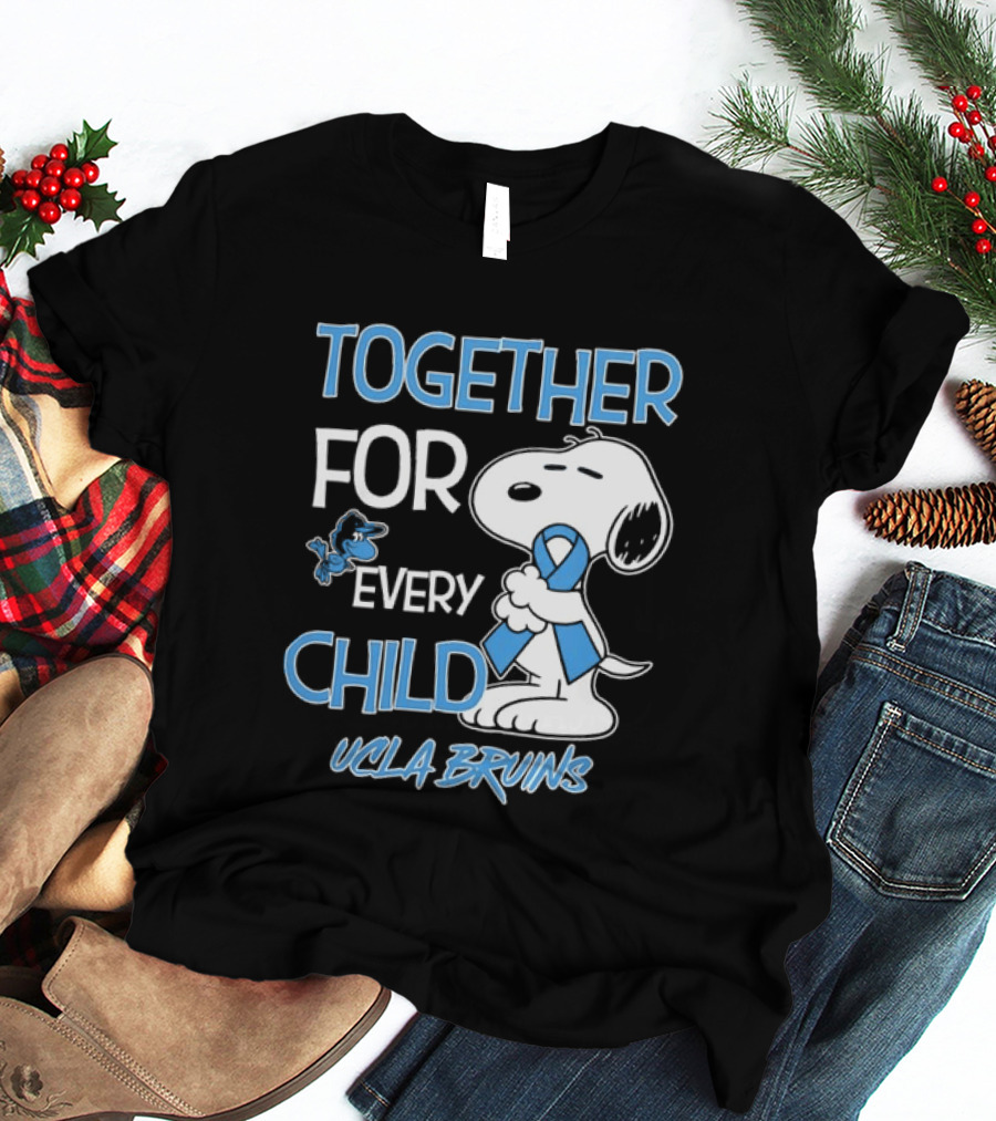 TOGETHER FOR EVERY CHILD Snoopy UCLA Bruins T-Shirt