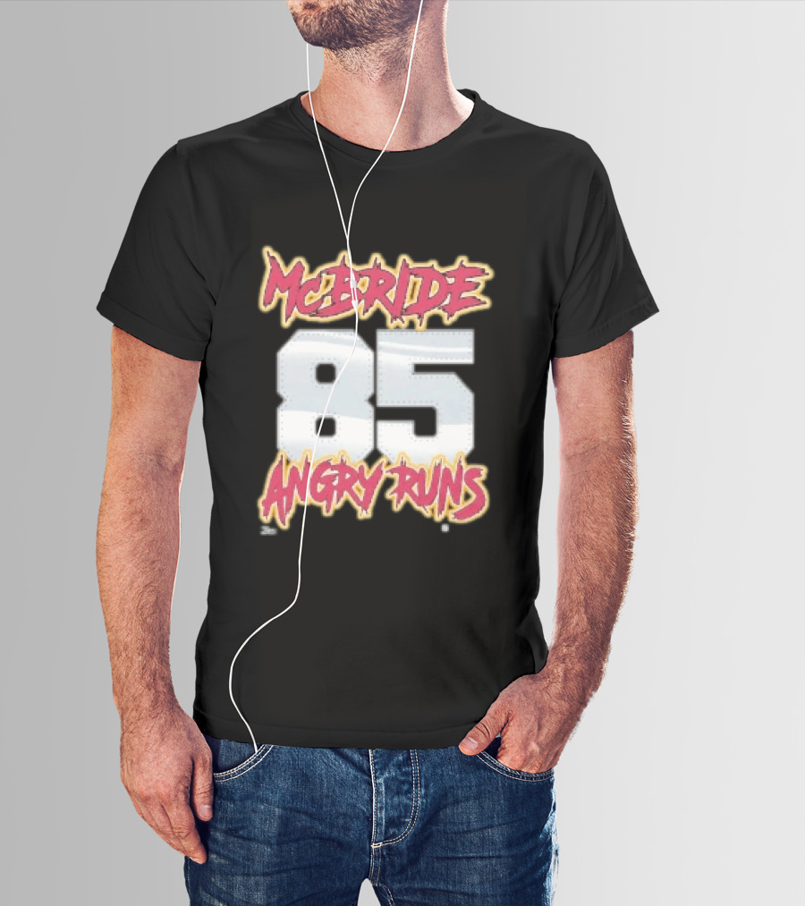 McBride 85 Angry Runs Arizona Cardinals 2026 T-Shirt