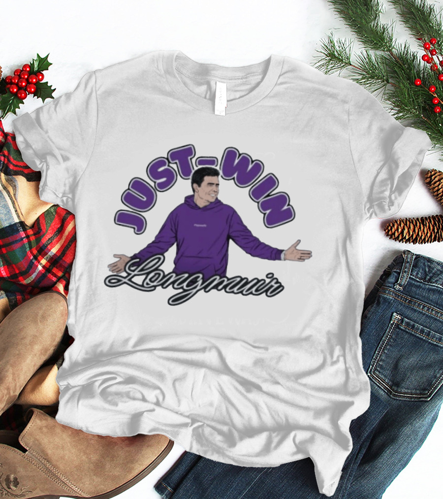 Just Win Justin Longmuir Fremantle Dockers Coach Embrace T-Shirt