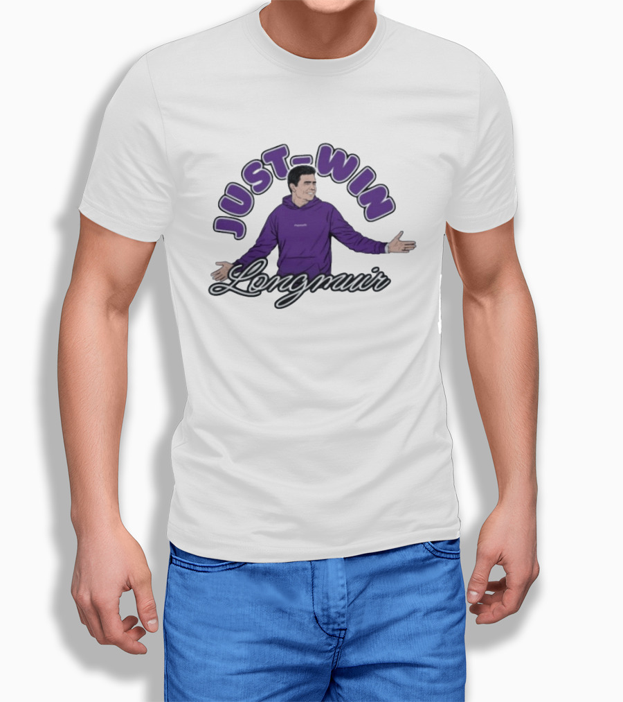 Just Win Justin Longmuir Fremantle Dockers Coach Embrace T-Shirt