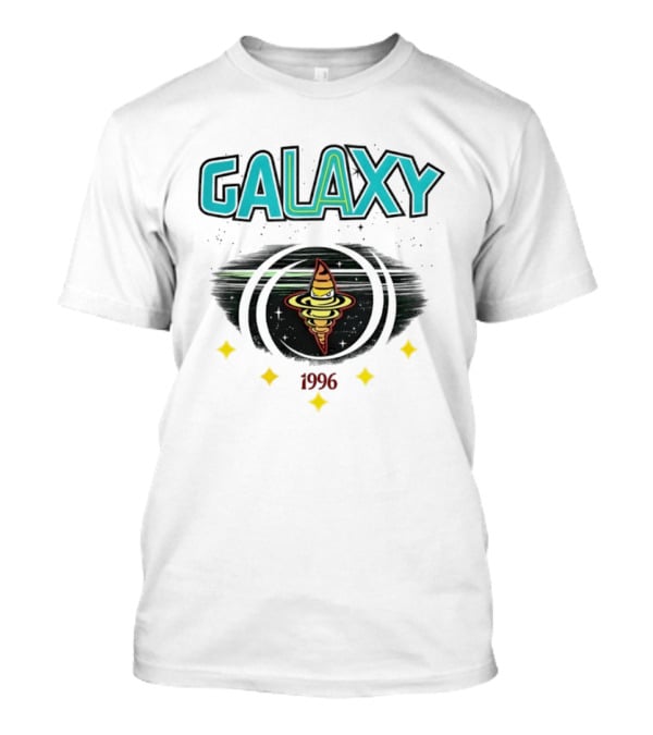 LA Galaxy M&N X Culture Kings Our LA Our Galaxy 1996 Planet Spiral T-Shirt