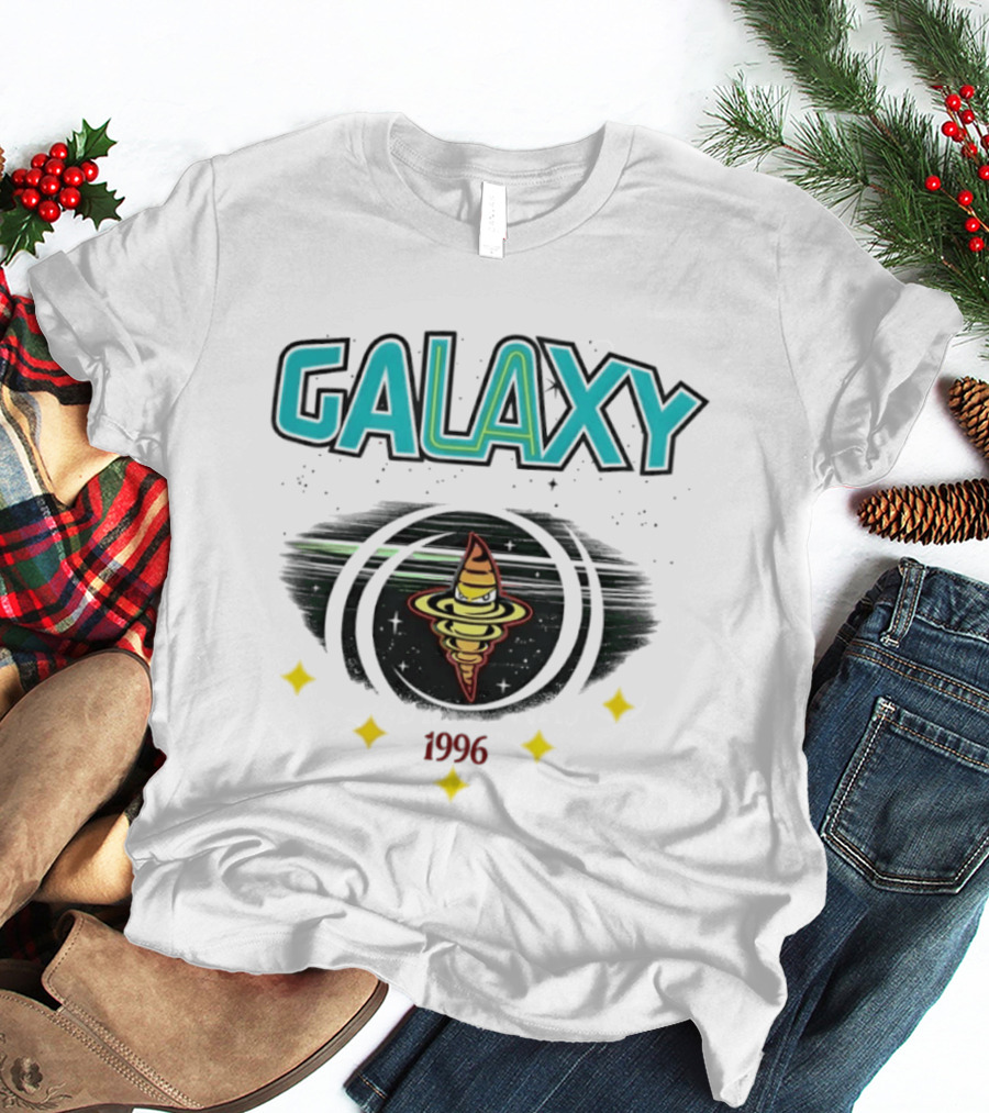 LA Galaxy M&N X Culture Kings Our LA Our Galaxy 1996 Planet Spiral T-Shirt