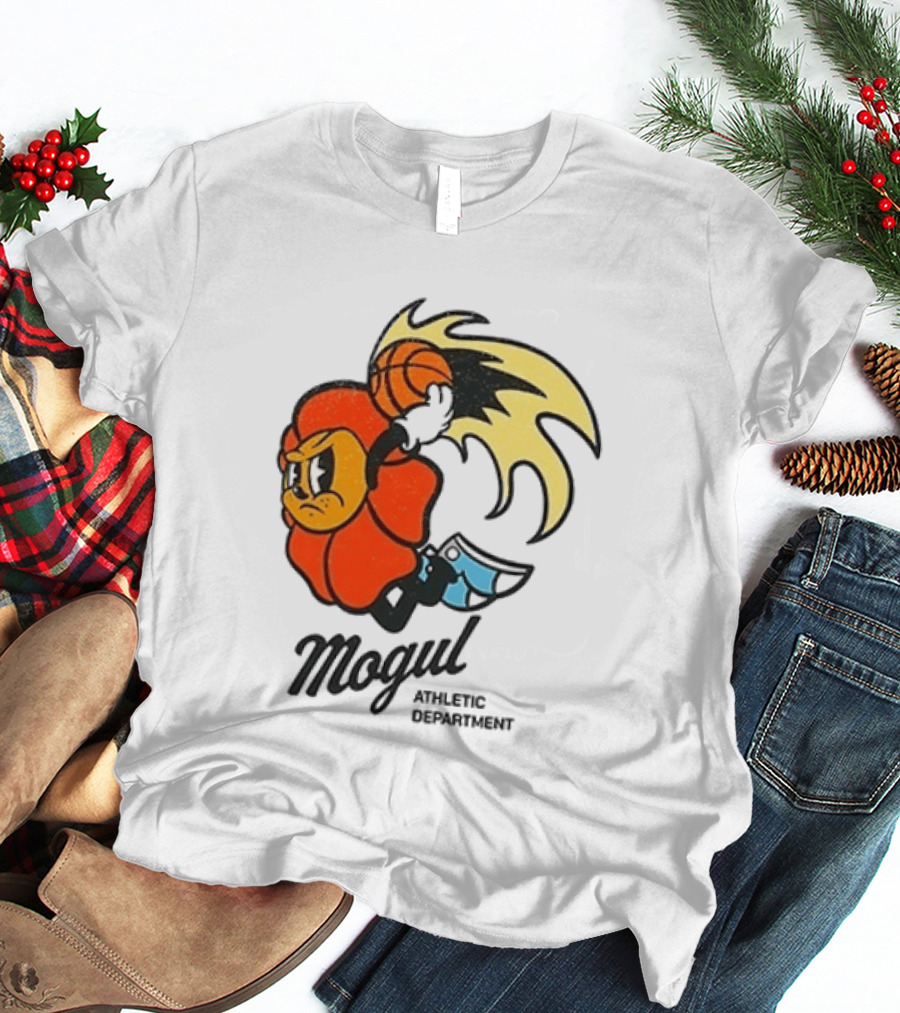 Mogul Athletic Department Dunking Character Basketball T-Shirt