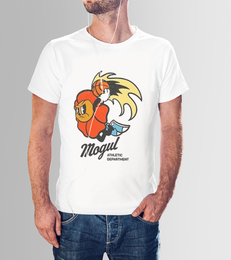 Mogul Athletic Department Dunking Character Basketball T-Shirt