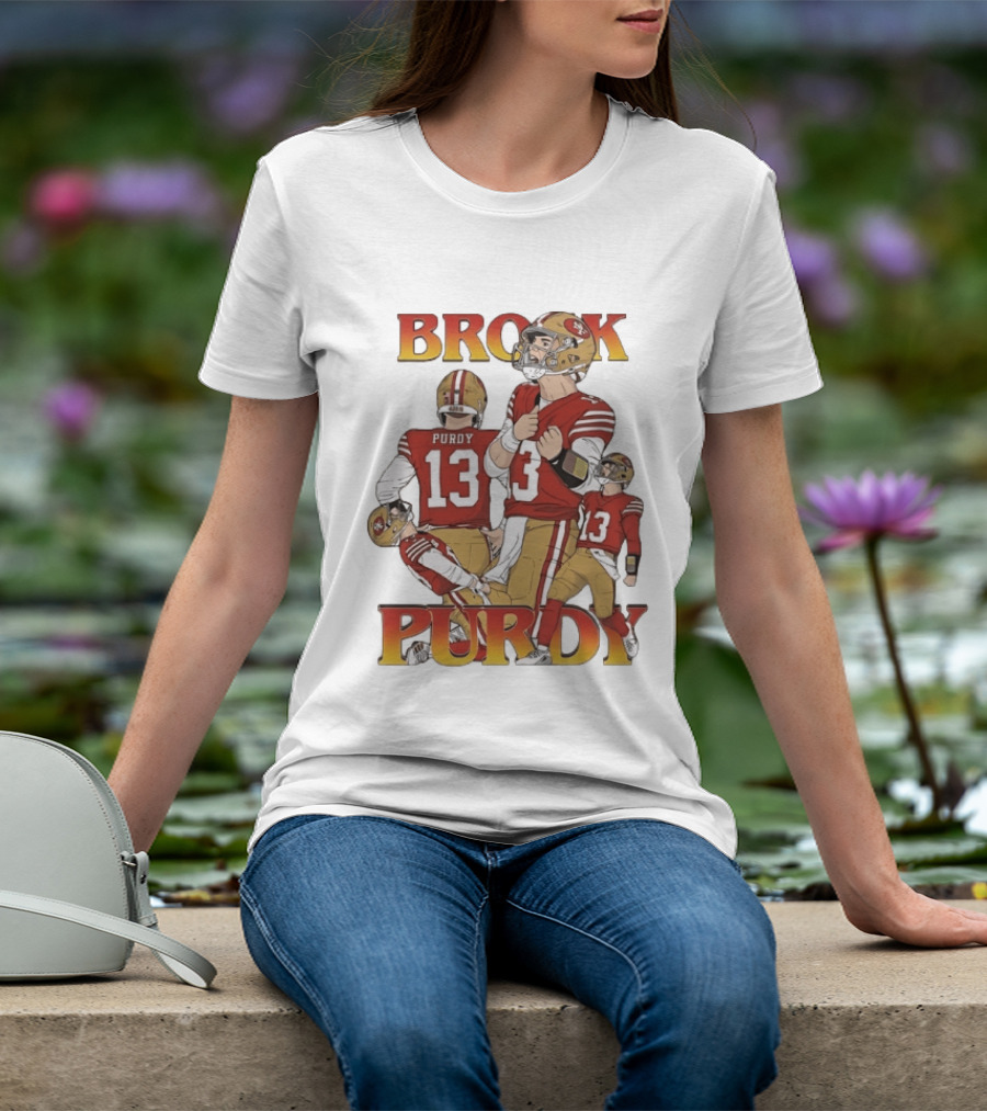 Brock Purdy San Francisco 49ers Number 13 Quarterback Football Player T-Shirt