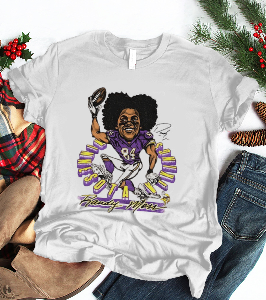 Minnesota Vikings Randy Moss Caricature Player 84 T-Shirt