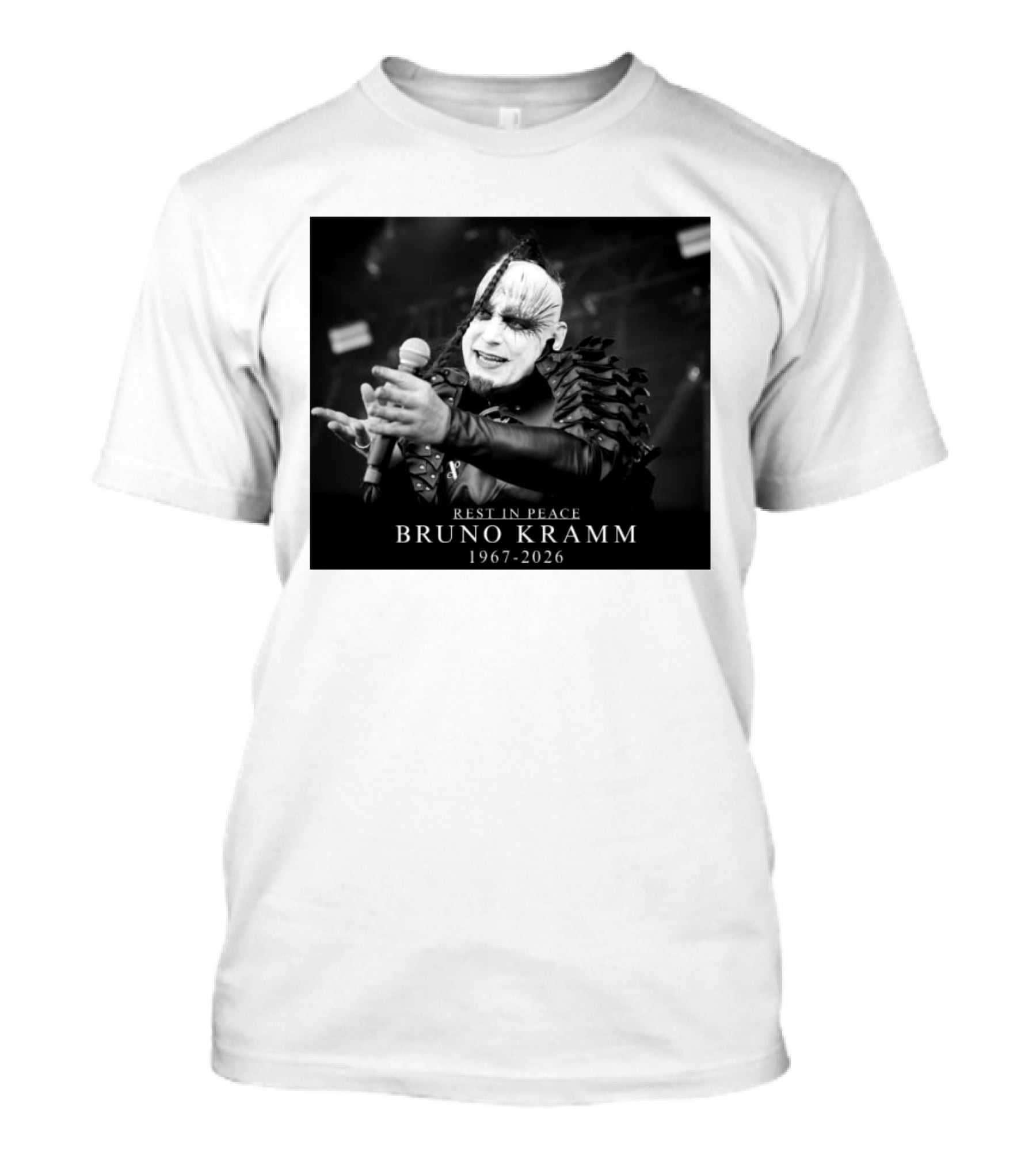 Rest In Peace Bruno Kramm 1967 2026 Musician Tribute Memorial T-Shirt