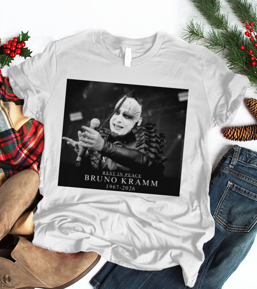 Rest In Peace Bruno Kramm 1967 2026 Musician Tribute Memorial T-Shirt