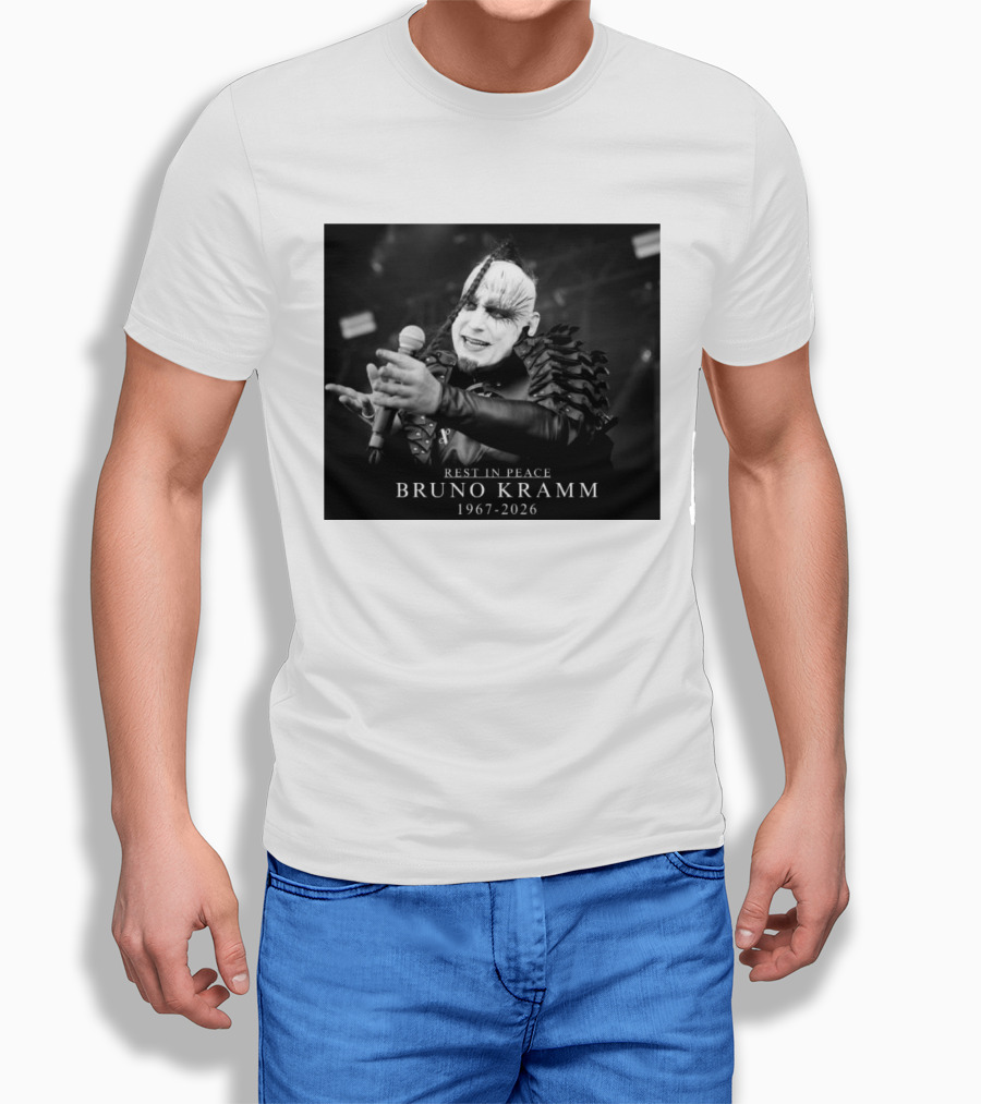 Rest In Peace Bruno Kramm 1967 2026 Musician Tribute Memorial T-Shirt