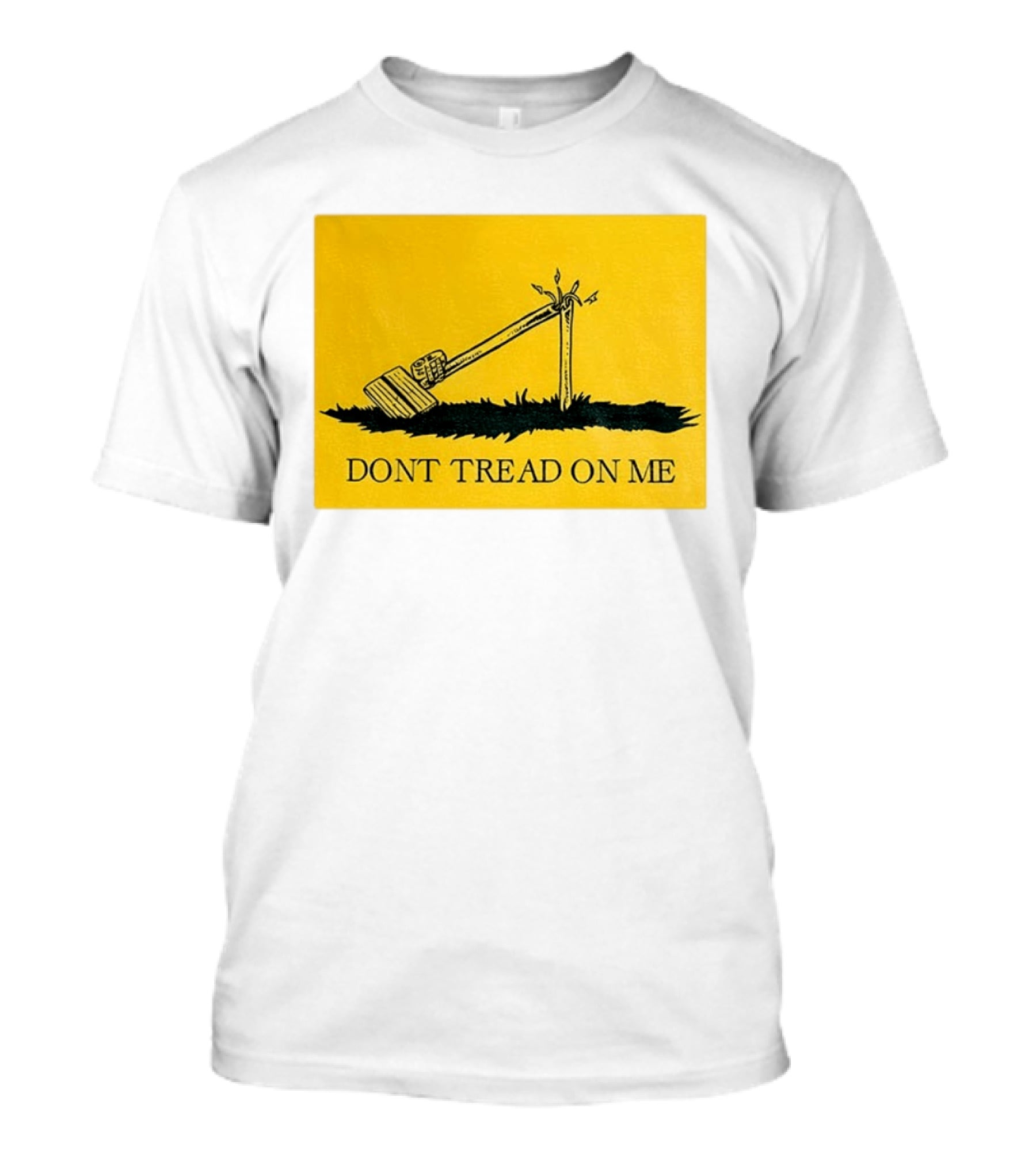 Destroyed Flock Camera Don't Tread On Me T-Shirt