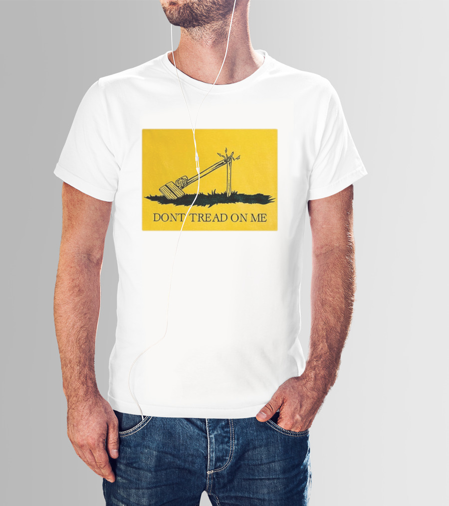 Destroyed Flock Camera Don't Tread On Me T-Shirt