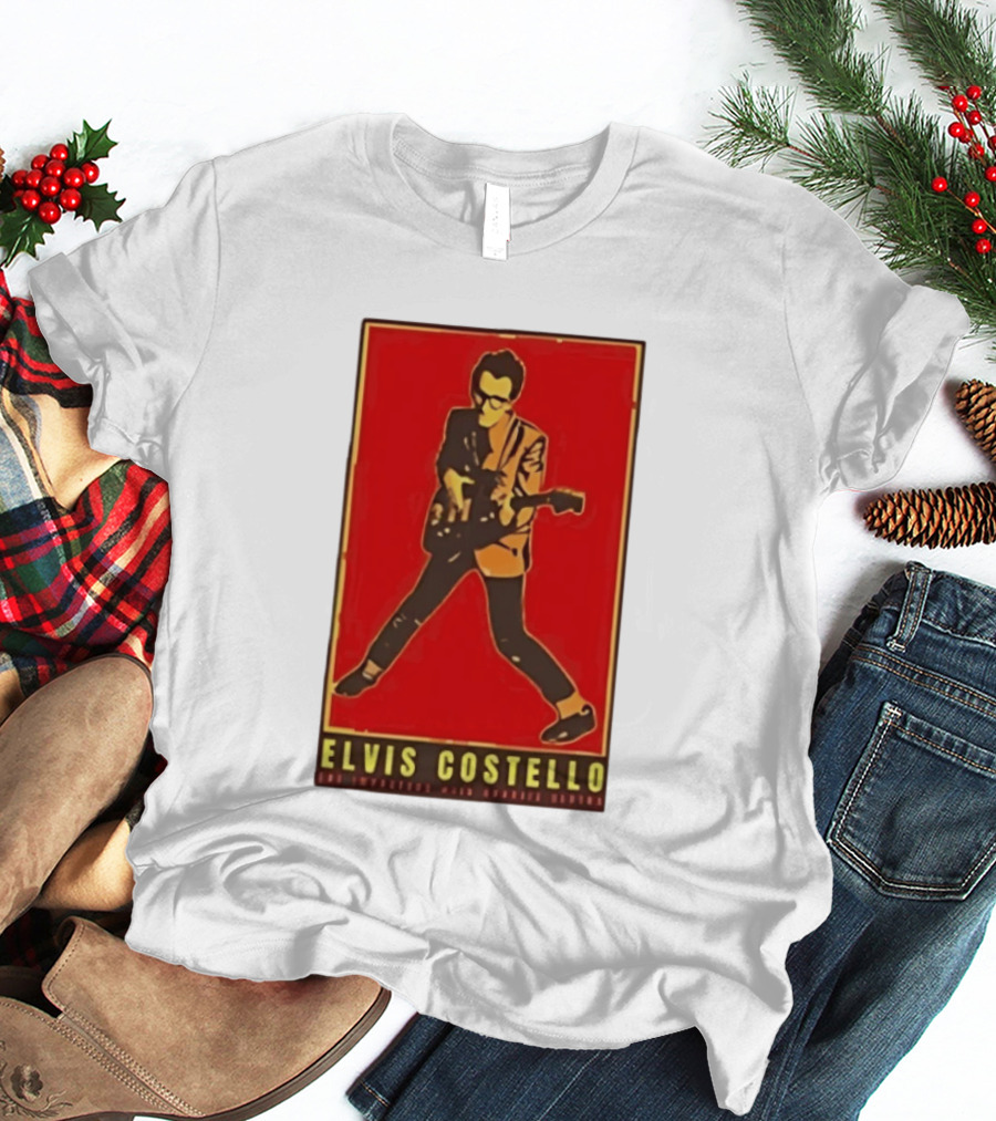 Elvis Costello And The Im S With Charlie Sexton Vintage Music T-Shirt