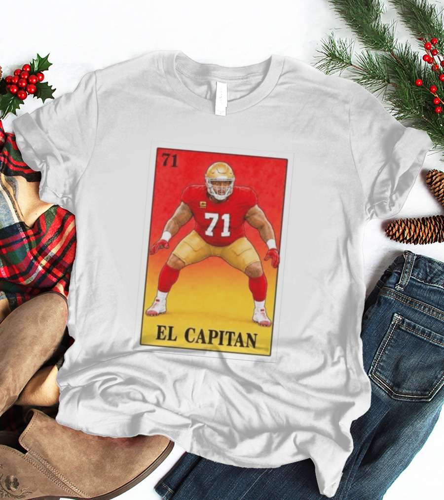 San Francisco 49ers 71 El Capitan Loteria Card NFL Football T-Shirt
