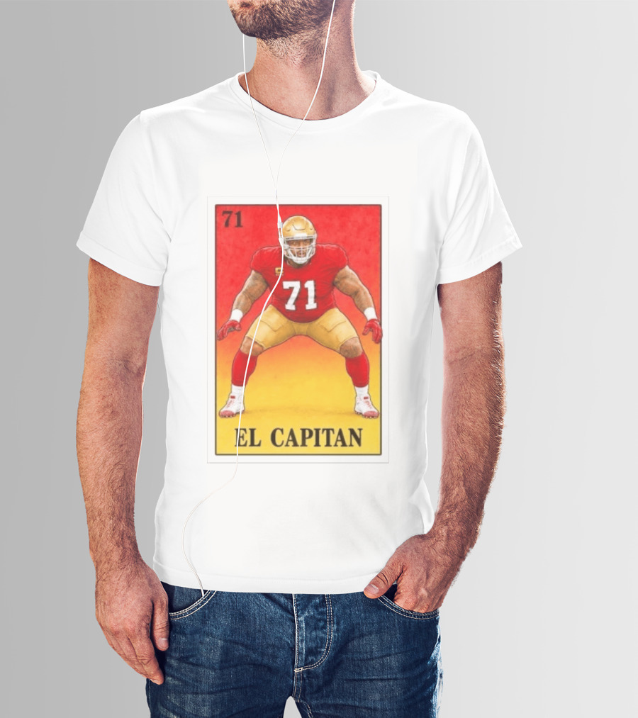 San Francisco 49ers 71 El Capitan Loteria Card NFL Football T-Shirt