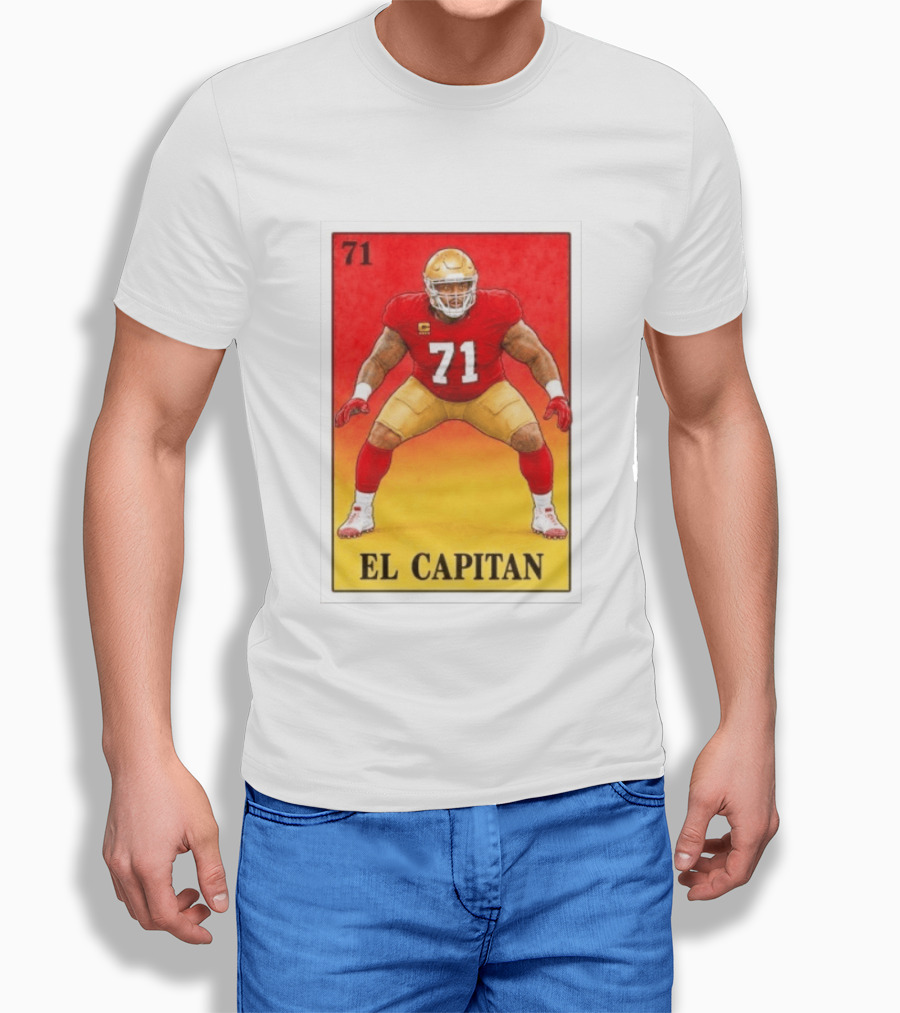 San Francisco 49ers 71 El Capitan Loteria Card NFL Football T-Shirt
