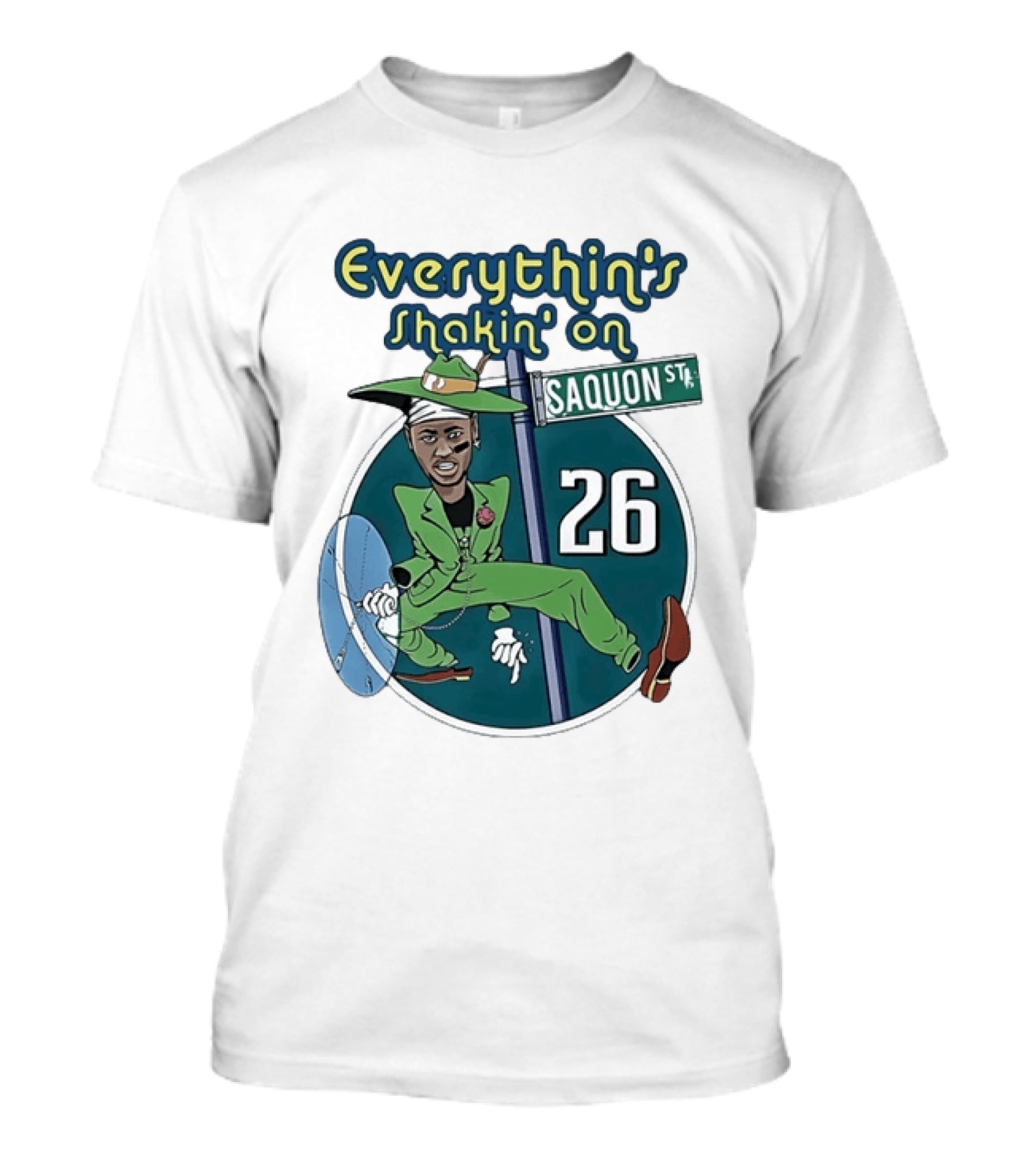 Saquon Barkley Everythin's Shakin' On Saquon St 26 T-Shirt