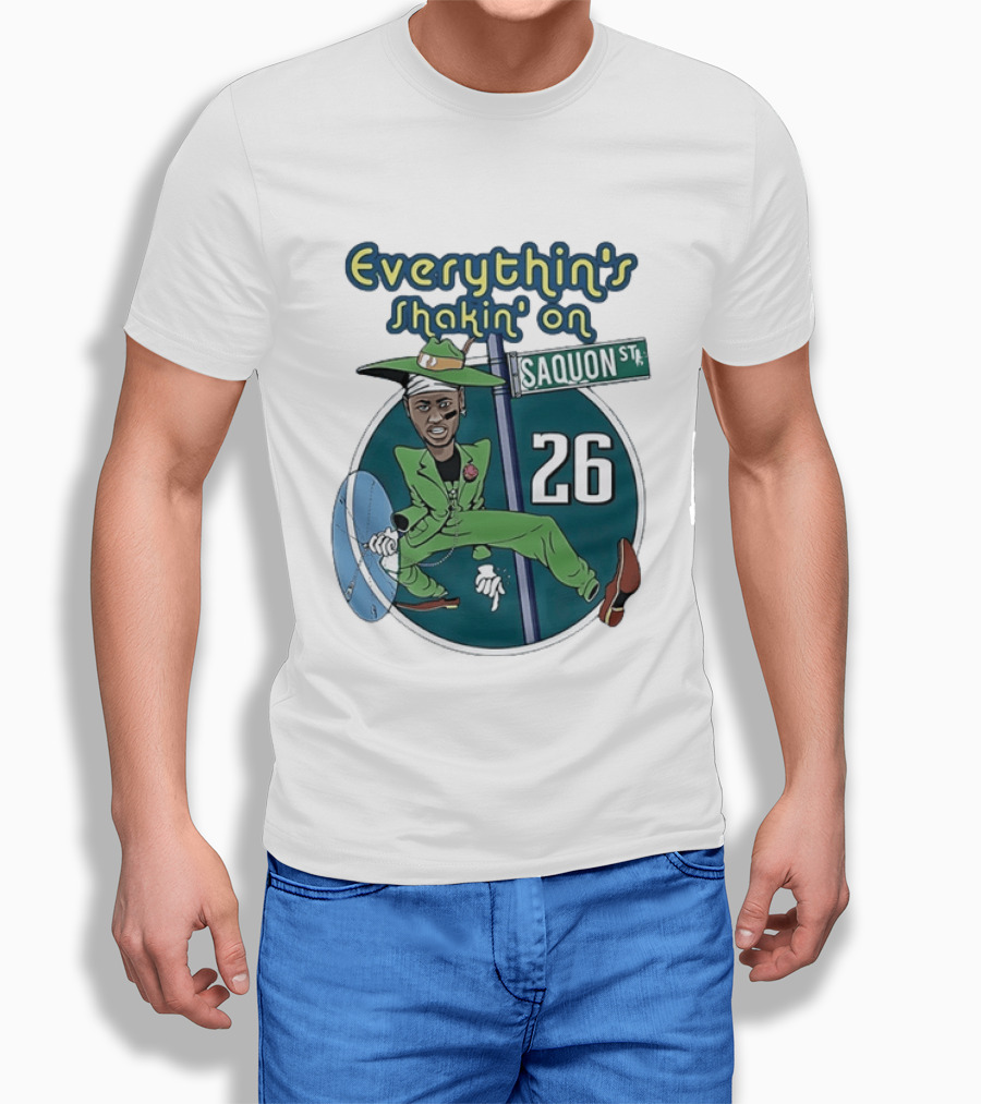 Saquon Barkley Everythin's Shakin' On Saquon St 26 T-Shirt