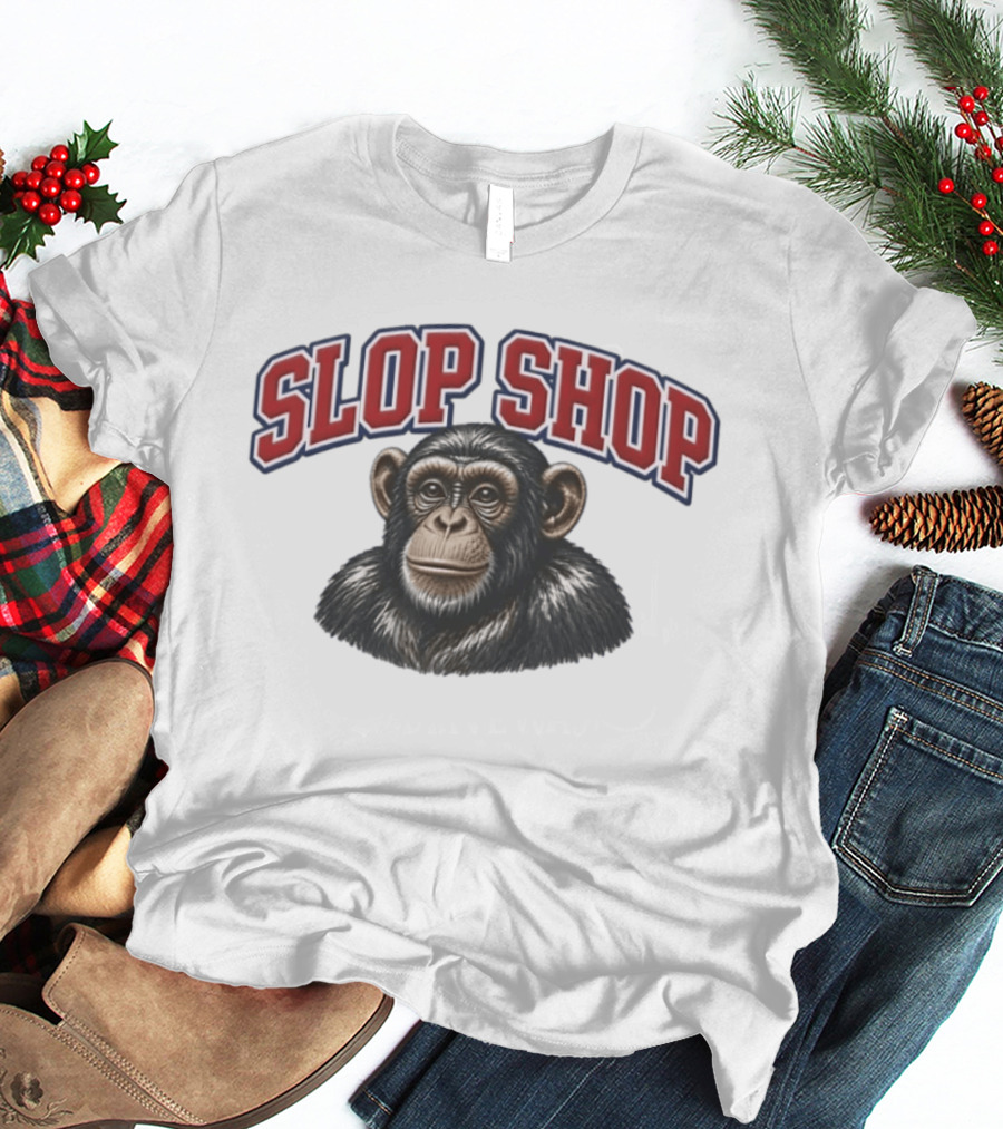 SLOP SHOP Chimpanzee Primate Monkey Animal T-Shirt
