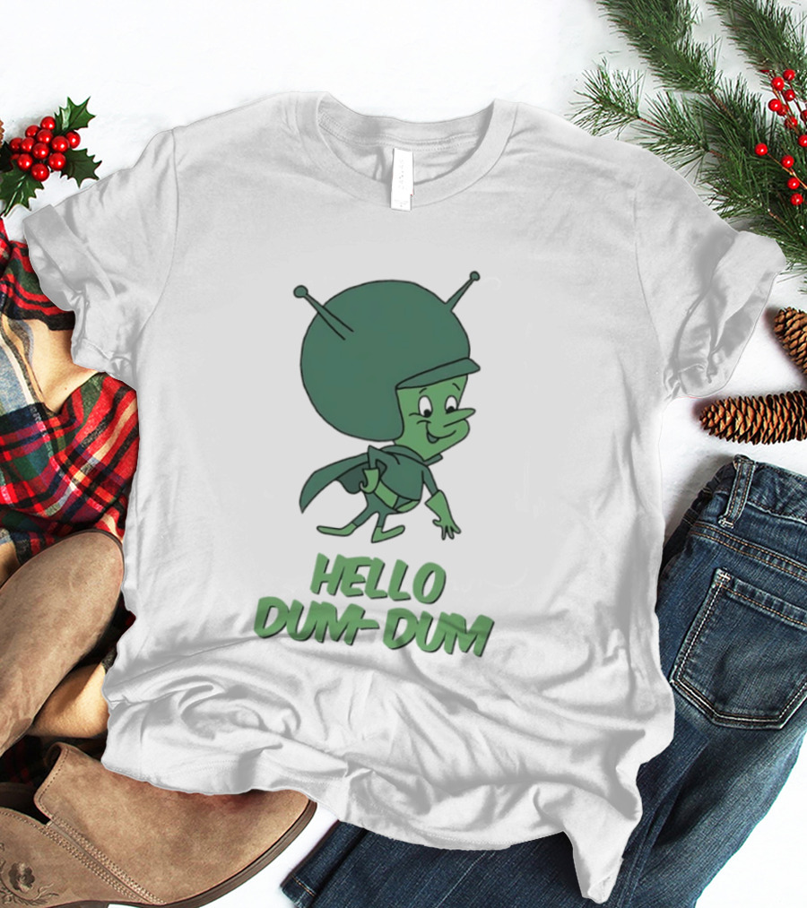 The Great Gazoo Hello Dum Dum Catchphrase The Flintstones Alien T-Shirt