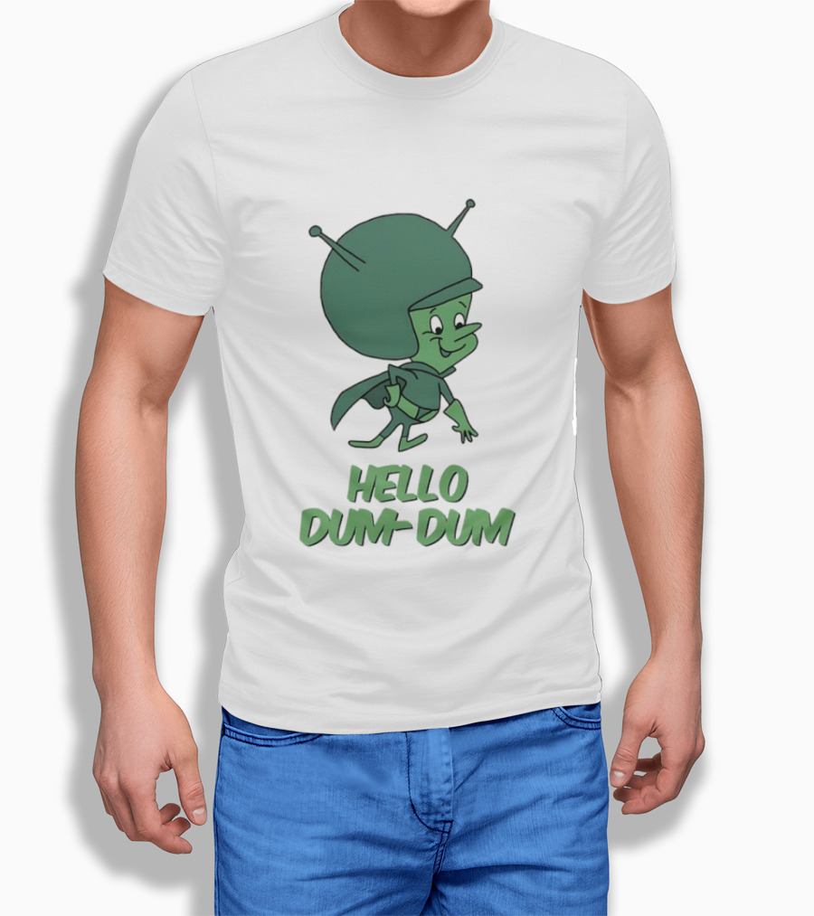 The Great Gazoo Hello Dum Dum Catchphrase The Flintstones Alien T-Shirt