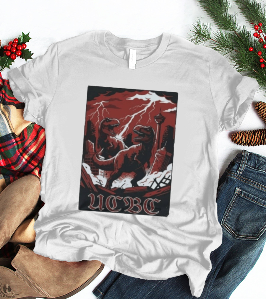 UCalgary UCBC Bhangra Rex Dinosaur City Destruction T-Shirt