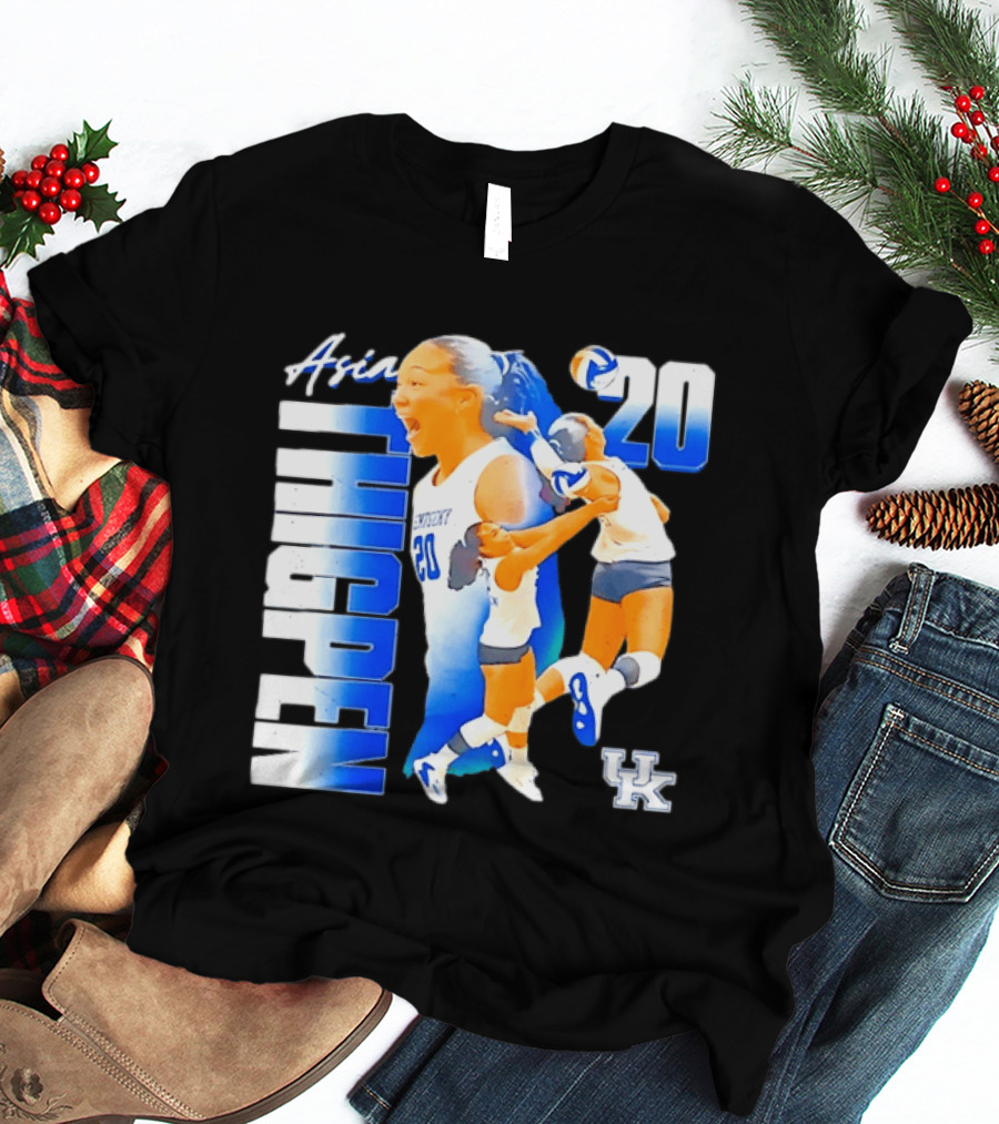 Asia Thigpen Kentucky Volleyball 20 UK Wildcats T-Shirt
