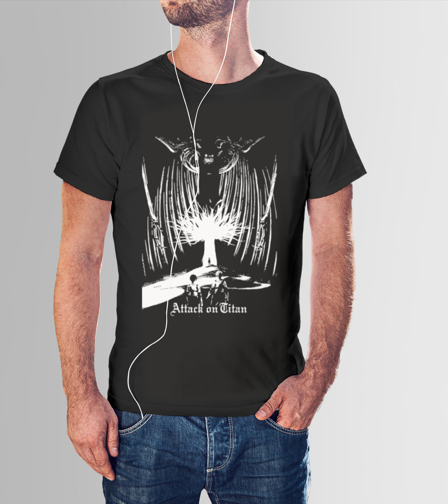 Attack On Titan Paths And Founding Titan Eren Jaeger Yggdrasil Tree T-Shirt