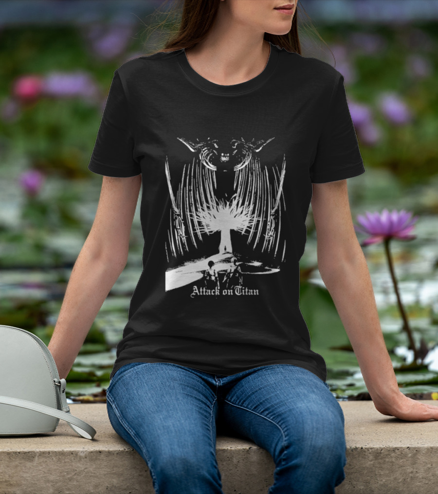 Attack On Titan Paths And Founding Titan Eren Jaeger Yggdrasil Tree T-Shirt